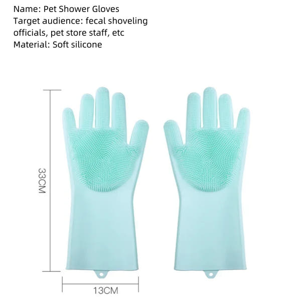 Pet Bathing Massage Gloves™