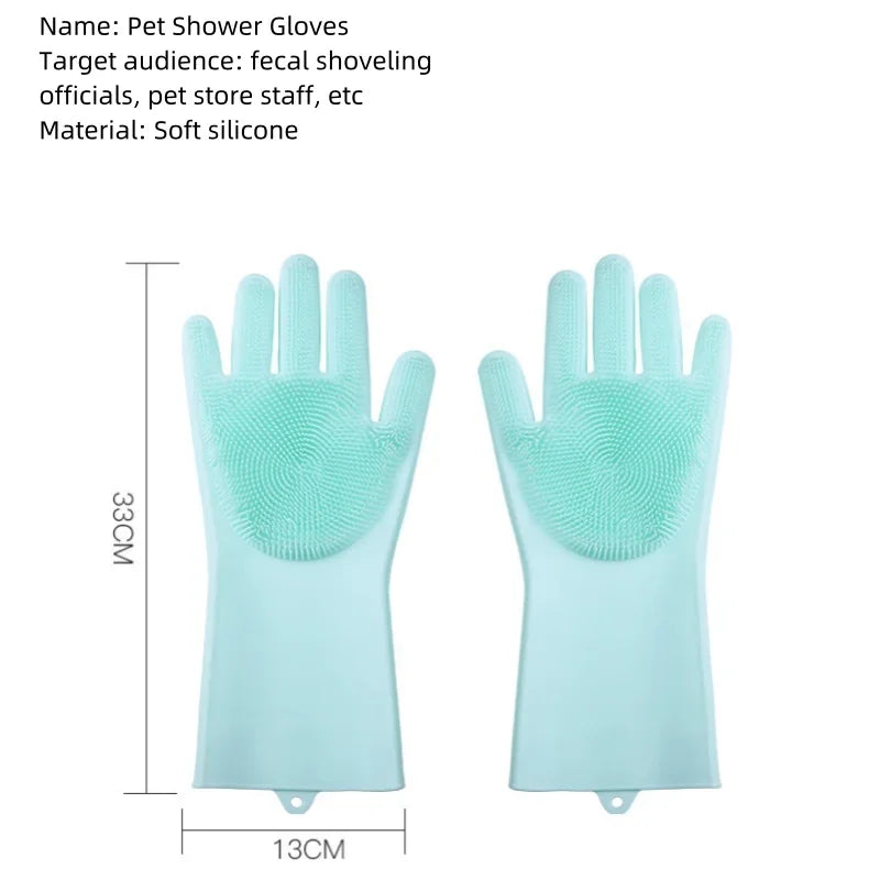 Pet Bathing Massage Gloves™