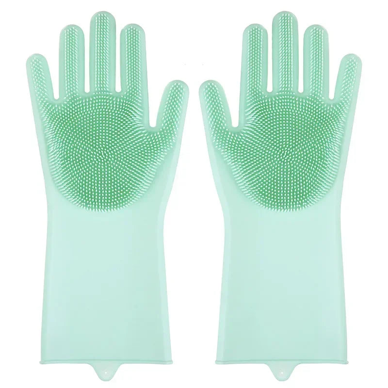 3-in-1 Silicone Pet Scrubber Glove