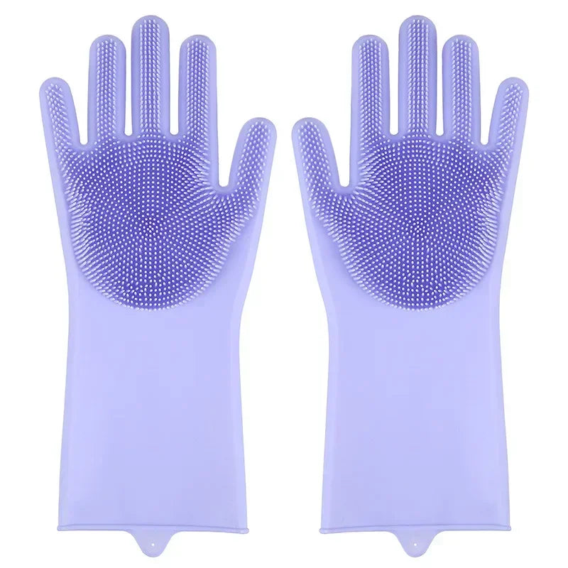 3-in-1 Silicone Pet Scrubber Glove