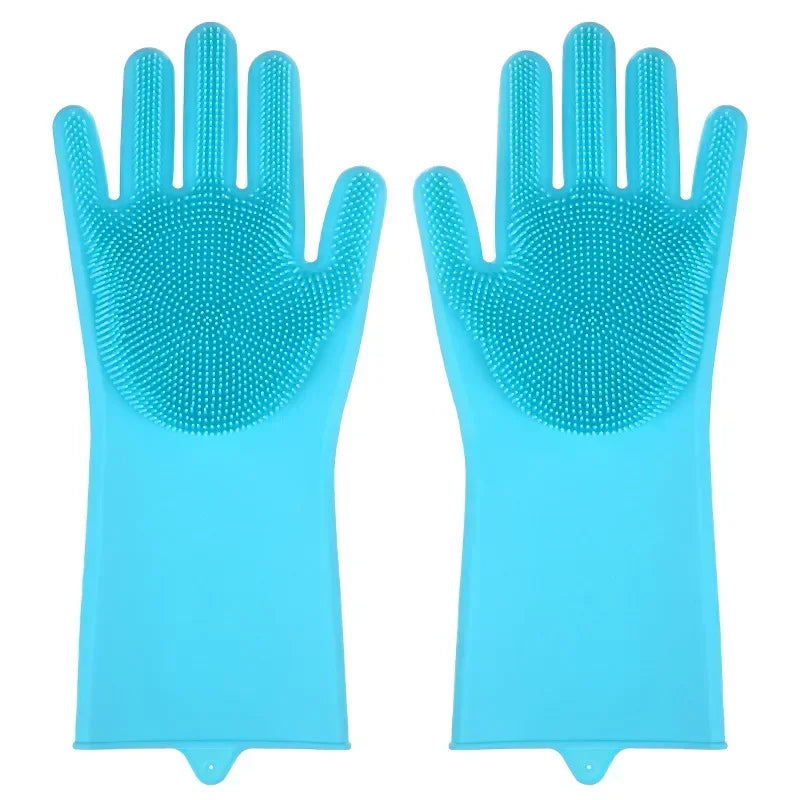 3-in-1 Silicone Pet Scrubber Glove