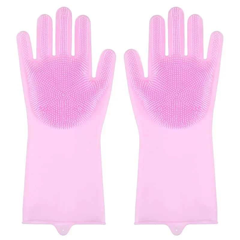 3-in-1 Silicone Pet Scrubber Glove