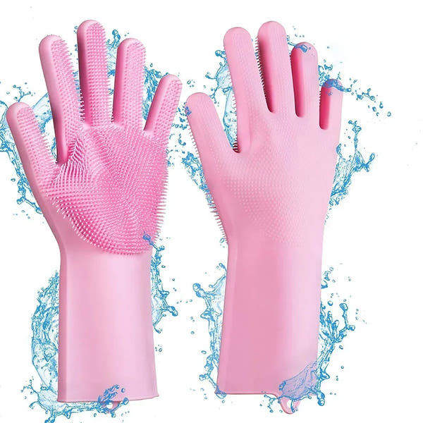 Pet Bathing Massage Gloves™
