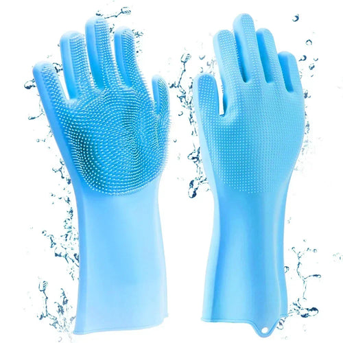 3-in-1 Silicone Pet Scrubber Glove